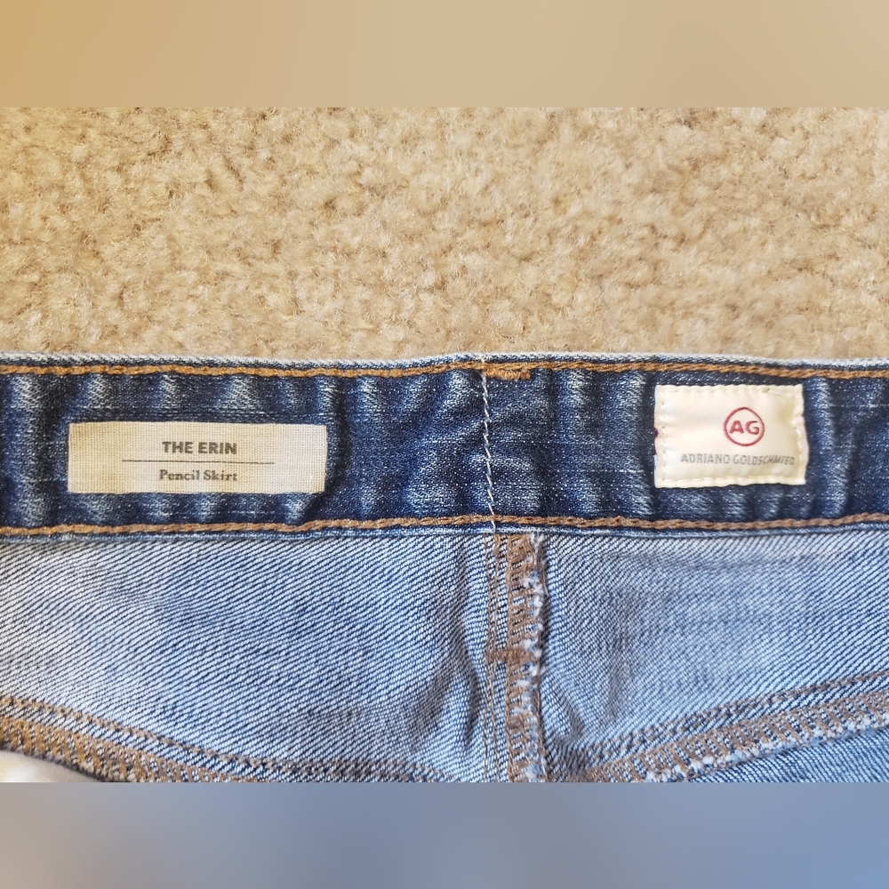 Adriano Goldschmied The Erin Denim Pencil Skirt - Picture 10 of 12